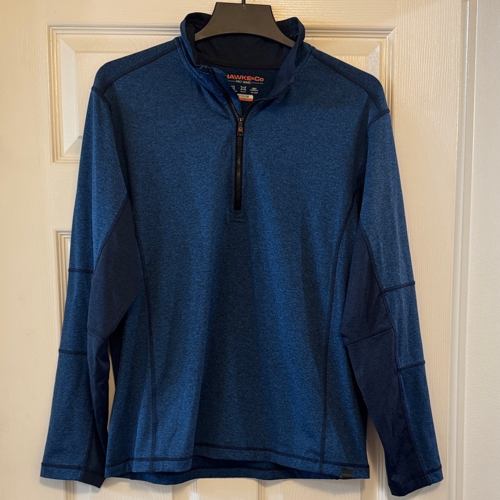 Men’s Hawke & Co Pro Series Blue Quarter-Zip Pullover